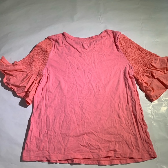 4/$25!! 14th &Union Ruched Ruffle Sleeve Top - Picture 4 of 5